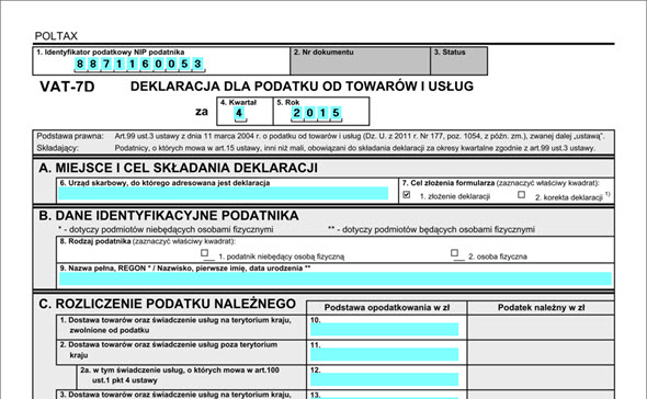 Księgowość - Ksiegowość - VAT-7 - Program do faktur dla małych firm