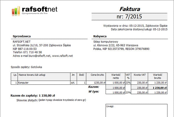 Płatności - Rejestr płatności - Dobry program do wystawiania faktur