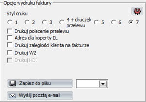 Druk seryjny - Program do faktur dla małych firm