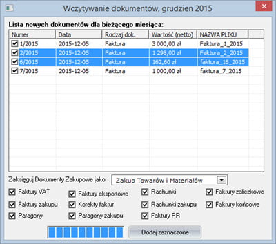 Księga przychodów i rozchodów - Program faktura