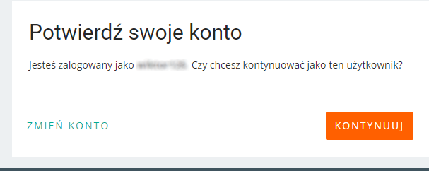 Potwierdź swoje konto