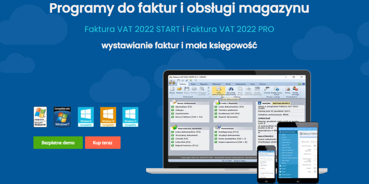 Program Do Faktur, Fakturowania Z Magazynem - RAFSOFT.NET